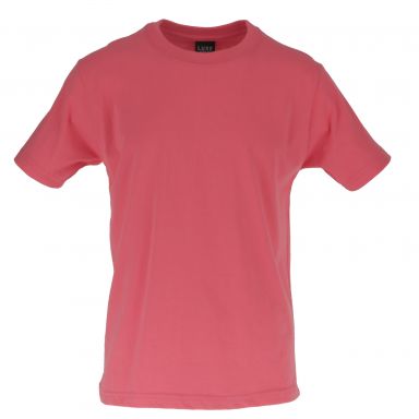 Adult Solid T-shirt Coral Silk (T-100)